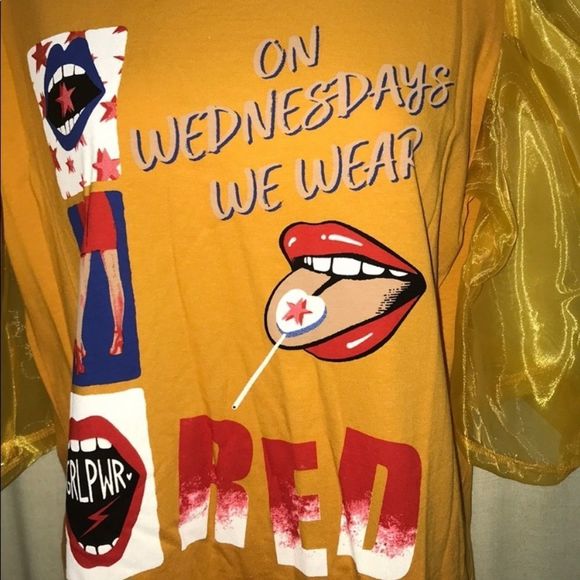 Yellow Ruffle Sleeve Top - Picture 7 of 7